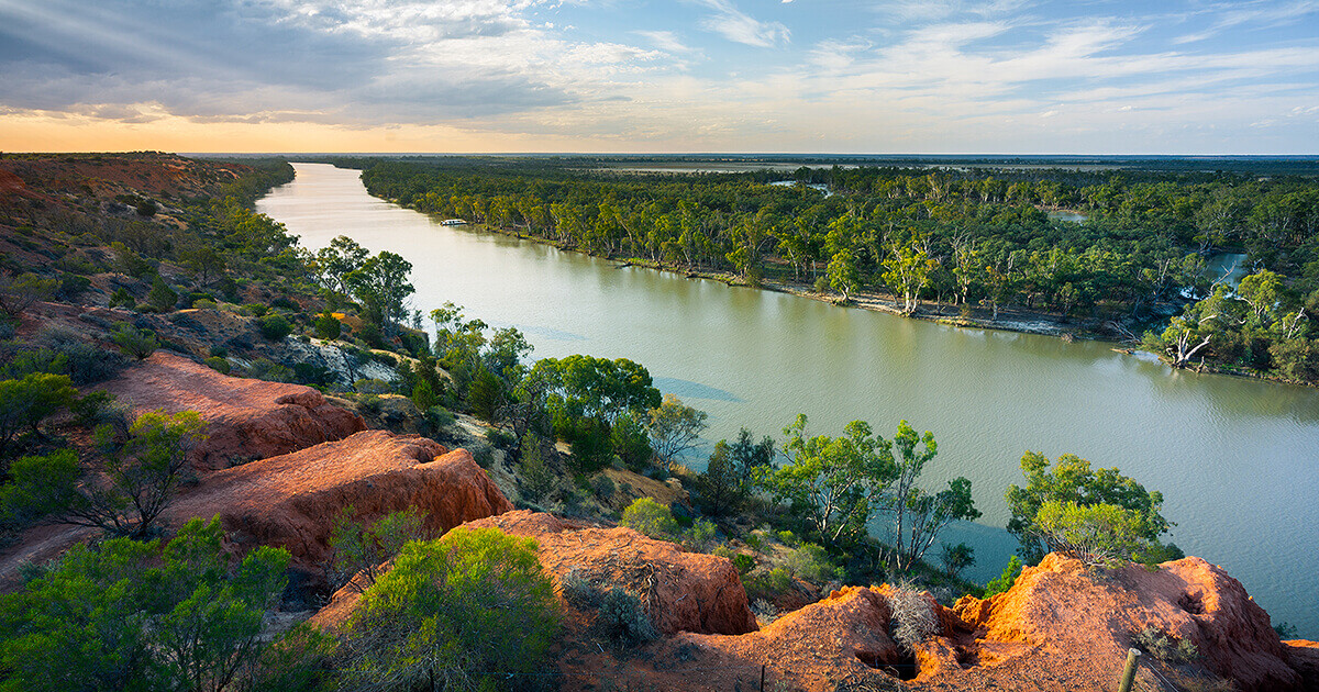 Australian river in regional area