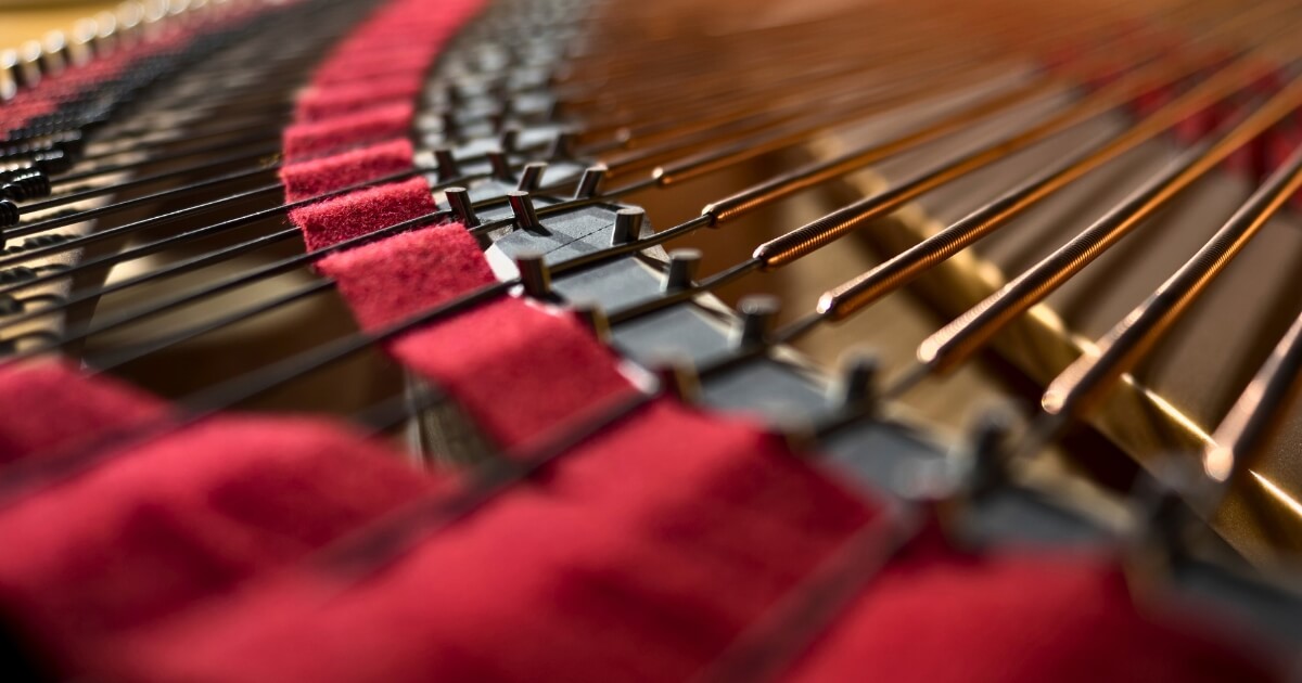 the strings inside a piano that you need to be careful of when moving a piano