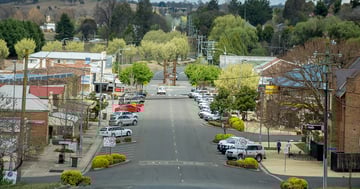 Small town Main Street in Australia