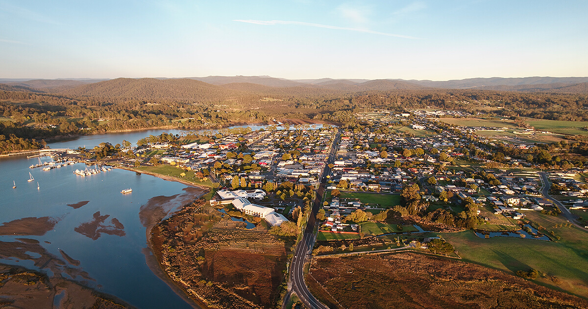 Small Town in Tasmania