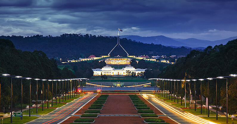 Canberra parliment house