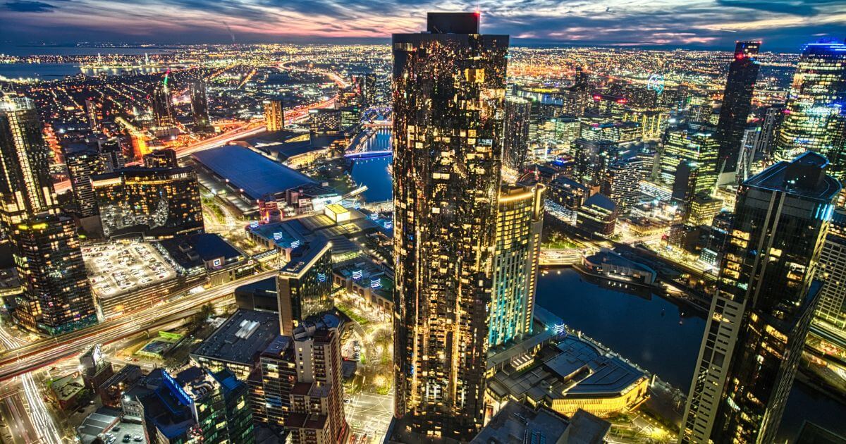 Melbourne City at Night
