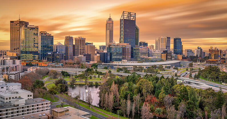 Perth WA Skyline