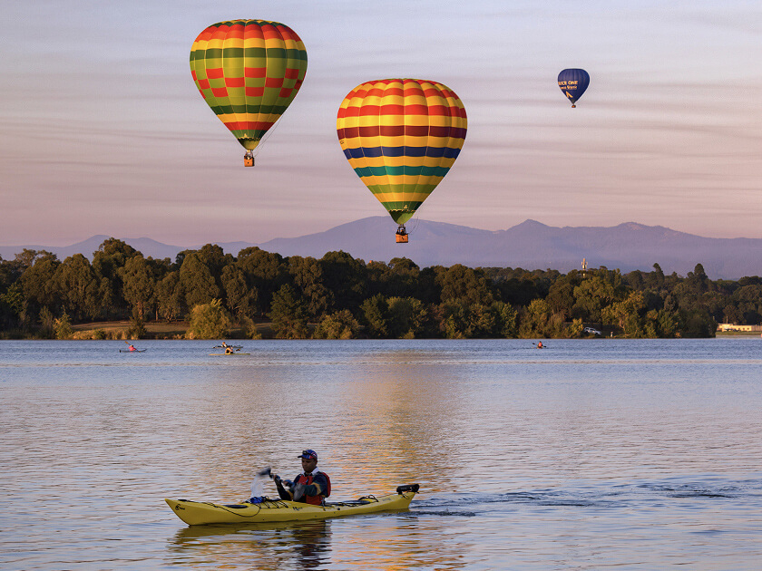 Balloons in Canberra