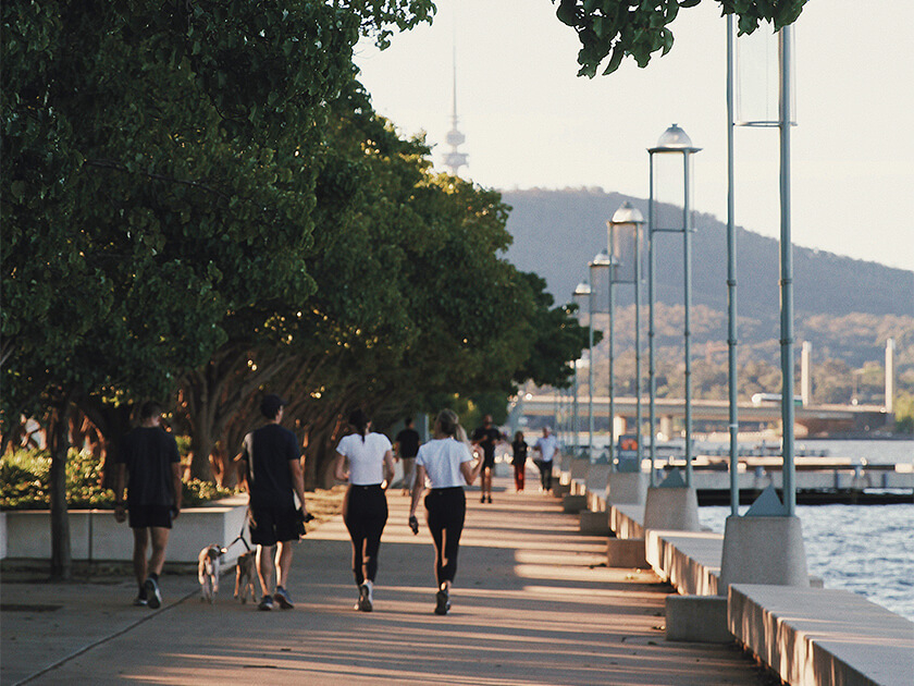 Waterfront path