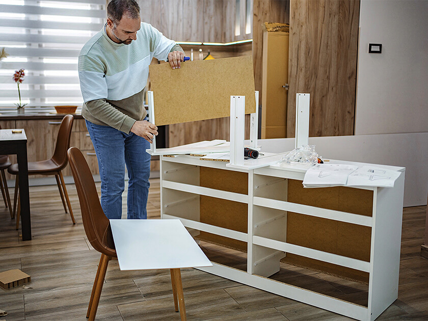 Taking apart furniture