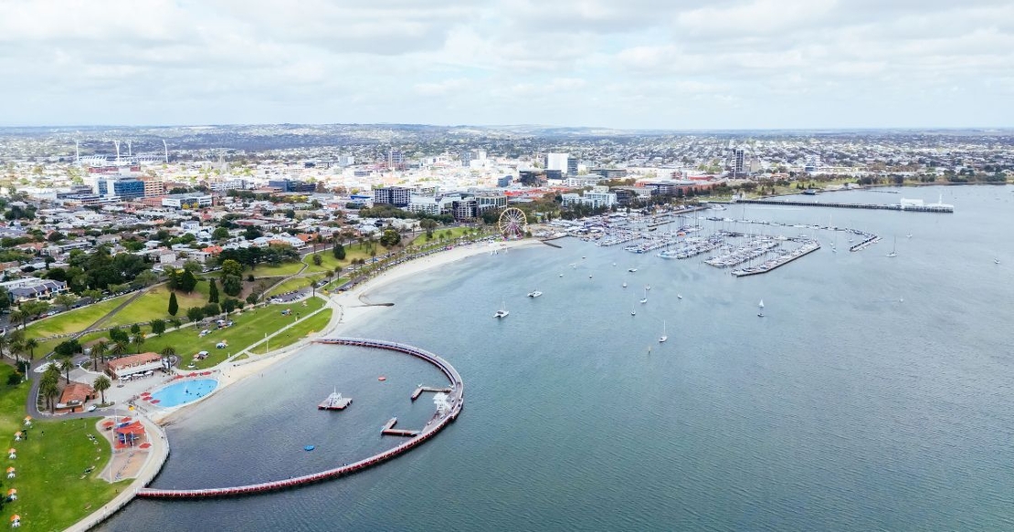 Geelong waterfront and marina